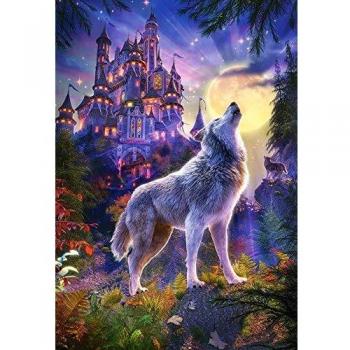Quebra-cabeça Castorland Wolf Castle 1000 unidades - 1000 piezas, imagen de un castillo con lobos, fabricado por Castorland