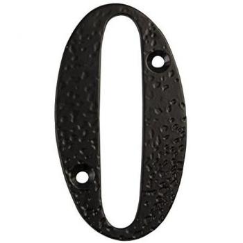AMIG 9857 - Numero 0 -m.4 negro 10cm. display