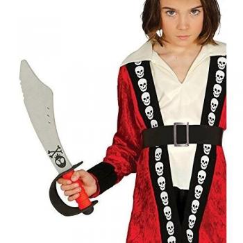 Guirca- Espada Infantil Pirata Goma, Talla única