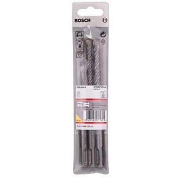 Bosch 1 617 000 117  - Juego de 3 brocas para martillos perforadores SDS-plus-5 - Ø 6,8,10 x 115mm