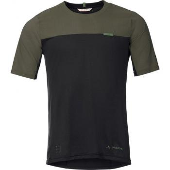 Vaude Bike Camiseta Manga Corta Kuro II - Camiseta de ciclismo para hombre, color negro, talla M, fabricada con materiales transpirables y de secado rápido, diseño ligero y cómodo ideal para actividades al aire