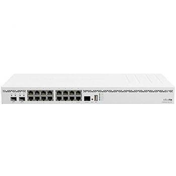 MikroTik Router CCR2004-16G-2S+ con 16 Puertos Gigabit Ethernet y 2 Puertos 10Gb SFP+