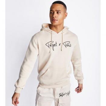 Sudadera con Capucha Project X Paris Signature Hombre Color Blanco Talla M