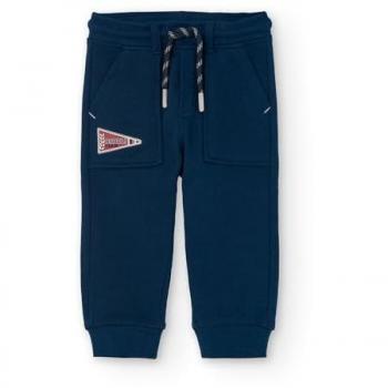 Pantalón Deportivo de Felpa para Bebé Niño con Cintura Elástica y Bolsillos Exteriores Boboli AW24399023