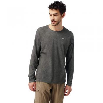 Manga para hombre Craghoppers NosiLife Bayame camiseta larga Negro Pimienta M