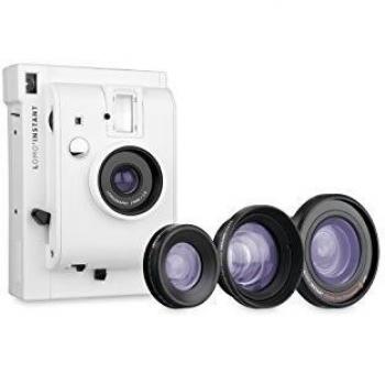Lomography Lomo'Instant Blanco + 3 Lentes- Cámara instantánea