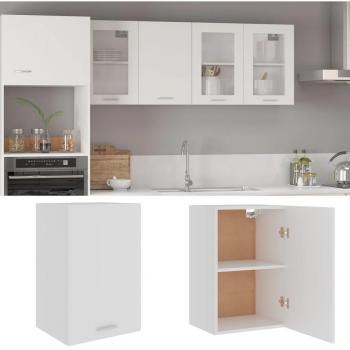 Gabinete colgante de cocina blanco 39,5x31x60 cm de madera multicapa
