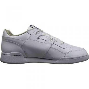 Reebok WORKOUT PLUS Retro Style Trainers - White, Male, Size 5 UK