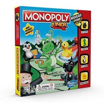 Monopoly Junior en Francés - Juego de Mesa Educativo para Niños