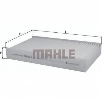 Filtro de habitáculo MAHLE ORIGINAL LA 933, filtro de aire para el compartimento del pasajero, diseñado para eliminar contaminantes y partículas del aire que entra en el vehículo, compatible con diversos modelos de automóviles, fabricado por MA