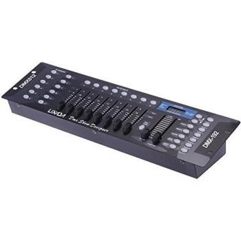 Controlador DMX Inalámbrico UKing 192 Canales con Estuche de Almacenamiento, Transmisor/Receptor DMX512 para Iluminación LED