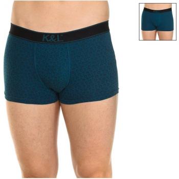 KISSES & LOVE Pack-2 Boxers de tejido transpirable con frontal anatómico KL2004 para hombre