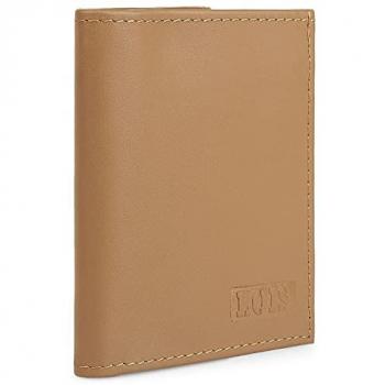 Cartera Monedero Unisex de Piel Lois Jeans 202053-03 Marrón, Casual, RFID, con Compartimentos y Cremallera