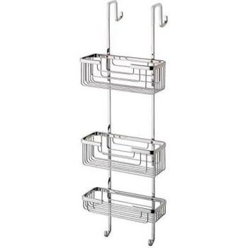 Gedy 56841300000 Porta Objetos Para Mampara, Cromo