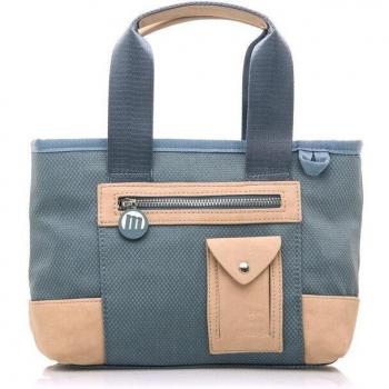 Mustang Bolso de Mano Tase para Mujer en Color Azul con Cierre de Cremallera y Bolsillos Frontales