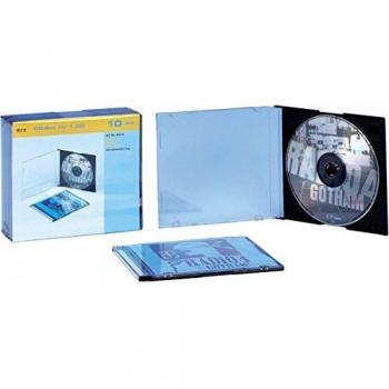 Beco 452.10 B - Pack de 10 cajas delgadas para CD