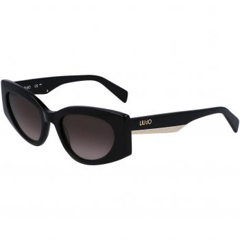 Liu Jo LJ792S 001 Women's Square Sunglasses Black Size 52
