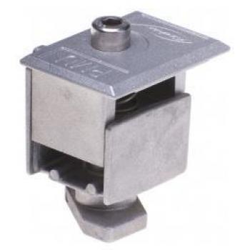 Perfil de aluminio Solar-Flat P400 para fijación de paneles fotovoltaicos en chapa grecada 396 mm