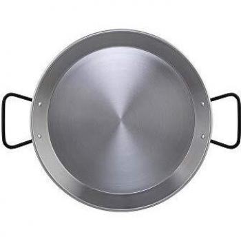 Metaltex - Paellera Acero Pulido INDUCCION 6 Raciones 34 cm