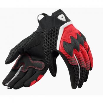 Guantes de Moto Mujer REV'IT! Veloz Negro-Rojo