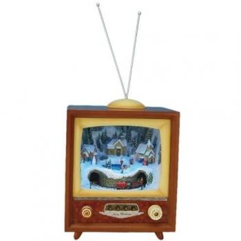 Spieluhrenwelt 51014 - Figura navideña con diseño de televisión