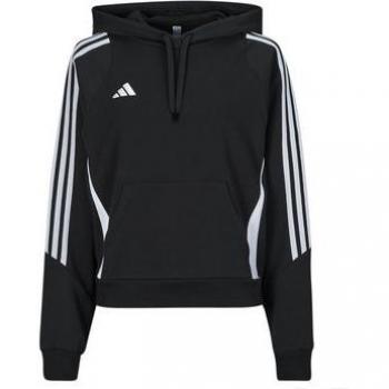 Sudadera de fútbol adidas TIRO24 SWHOODW para mujer en color negro
