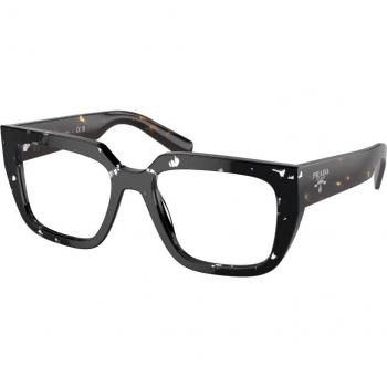 Prada PR A03V 15O1O1 Women's Tortoiseshell Square Eyeglasses