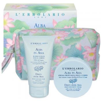 L'Erbolario Kit Piel de Ensueño Amanecer sobre Asia - Exfoliante 50 ml y Crema Cuerpo 75 ml