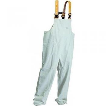 Lyngsoe lr1455 - 04-M tamaño mediano Bib pantalones - blanco