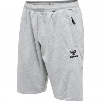 Hummel Pantalón Corto Move Grid para Hombre - Pantalones cortos de algodón, diseño moderno, tejido transpirable, corte cómodo, ideal para actividades deportivas y uso diario