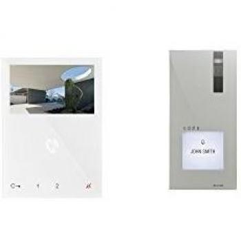 Comelit 8461V Quadra Mini Handsfree Video Intercom Kit with 2-Wire System and 4.3 Color Monitor