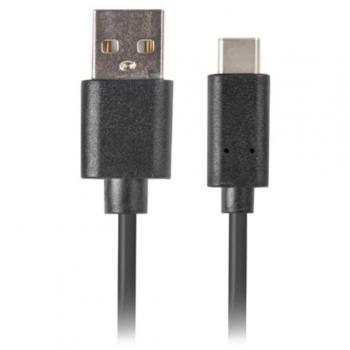 Lanberg CAUSBO31CU0018BK Cable USB-C a USB-A Macho a Macho 1.8m USB 3.2 Gen 1 (3.1 Gen 1) Negro