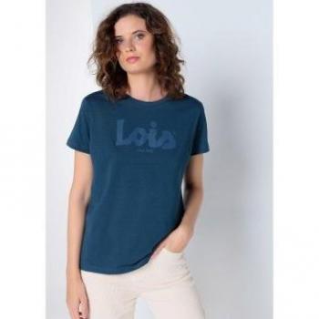 LOIS JEANS - Camiseta de manga corta puff print UB_24- Tallaje en Pulgadas