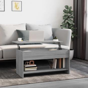 Sonoma Grey Engineered Wood Coffee Table 40.2x19.7x20.7