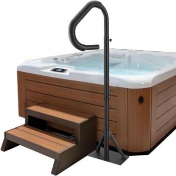 Vevor Adjustable 360° Rotatable Spa Side Handrail - Hot Tub Safety Rail (122.92-160 cm, 272 kg Load Capacity)