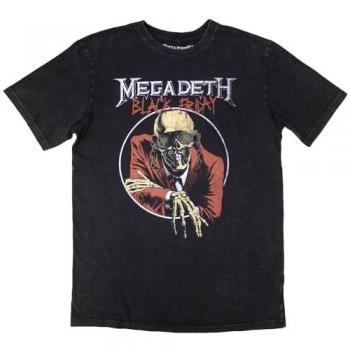 Megadeth Blood Bath Stone Washed Grey T-Shirt - L - 100% Cotton