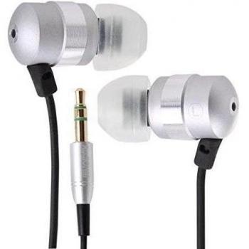 Gogroove AudiOHM - Auriculares In Ear Reducción Ruido Audio Jack 3.5mm - Compatibles con Portátiles : ASUS X SERIES X553MA-BING-SX451B / Acer Aspire ES1-512-C3AH / HP Stream 11-d015ns / Acer Aspire E5-571-51SL / Apple MacBook Pro ... y muchos otros - Co
