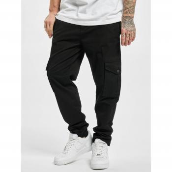 Urban Classics Black Tapered Cargo Pants