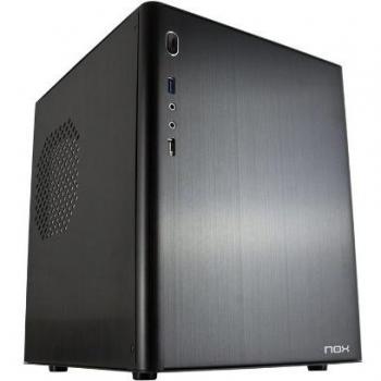 NOX NXMEDIACB - Caja de ordenador torre Micro ATX, color negro