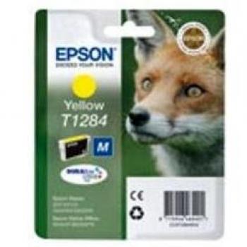 Epson C13T12844020 - Cartucho Inyeccion Tinta Amarillo Blister+Alarma Radiofrecuencia Stulys S/22 Stylus Sx/420W/425W Stylus Office Bx/305F Sx/130