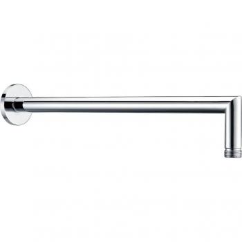 Brazo rociador recto de pared para ducha Imex BPF002, fabricado en latón con acabado cromado