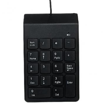 Gembird KPD-U-03 Teclado Numérico USB Portátil/PC Negro