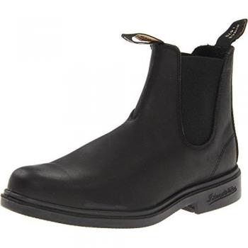 Blundstone 063 Black Leather Water-Resistant Unisex Chelsea Boots - Size UK 10