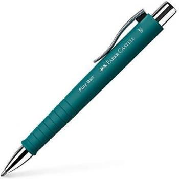 Bolígrafo Faber-Castell Poly Ball XB verde esmeralda