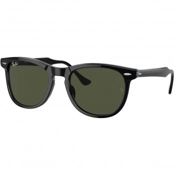 Ray-Ban RB2398F Eagle Eye Asian Fit 901/31 Gafas de Sol para Hombre Negras con lentes de sol de 53 mm