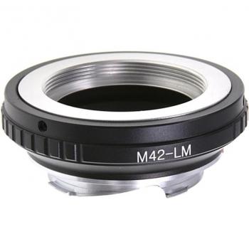 Lente Carl Zeiss 42mm M42 con adaptador Leica M para modelos M3, M4, M5, M6, M7, M8, M9 y Ricoh GXR-M
