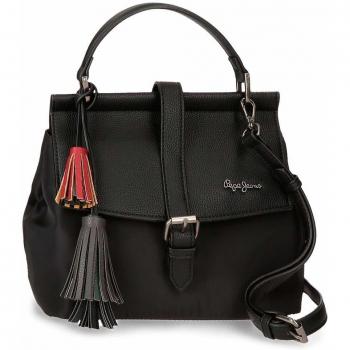 Pepe Jeans ANN Bolso Negro 26x23x12 cms Poliéster