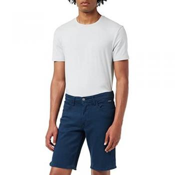 Bermudas de hombre Blend color marino, pantalones cortos vaqueros Jean, modelo 194024/Dress Blues, talla S