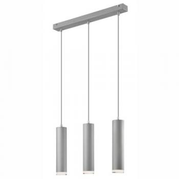 Lámpara de Suspensión Franco EPIKASA - Metal y Acrílico Plata - 90x50x8 cm