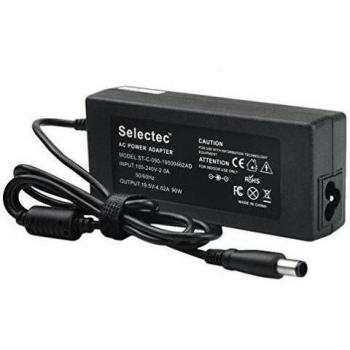 SELECTEC 90W Cargador Portatil Adaptador Como una Fuente de Alimentación de Reemplazo para Laptop Dell Inspiron 510M, 600M, 630M Color Negro